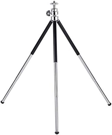 SharingMoment Lightweight Mini Foldable Pocket Tripod/Small Tabletop Tripod Mount Stand Phone Holder/Portable Travel Desktop Little Tripod for Iphone/Logitech C920 Webcam/Camera/Pico Projector-Black