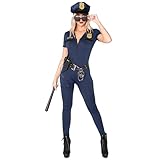Spooktacular Creations Erwachsene Frauen Polizei Kostüm für Halloween Dress Up Party, Cop Rollenspiel, Cosplay Party, Theme Party