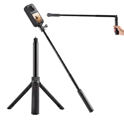 Insta360 X6/X5/X4�ADJI OSMO 360 Action 6/5 Pro�AGoPro Hero 13 Max 2 �Ή� �Z���t�B�[�_�O�r �o���b�g�^�C���p�n���h���B1/4�C���`�l�W�t���A50�C���` �ڗ����Ȃ��Z���t�B�[�_ �|�[�^�u���y�ʃJ