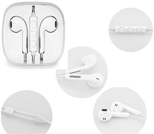 Auricolare + cuffie + microfono ozzzo bianco per