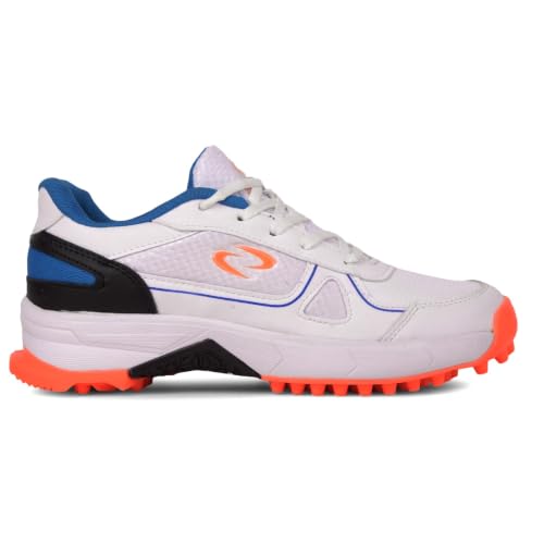 Image of SEAGA Sports Lightweight Cricket Shoes with Rubber Spikes Traction Grip