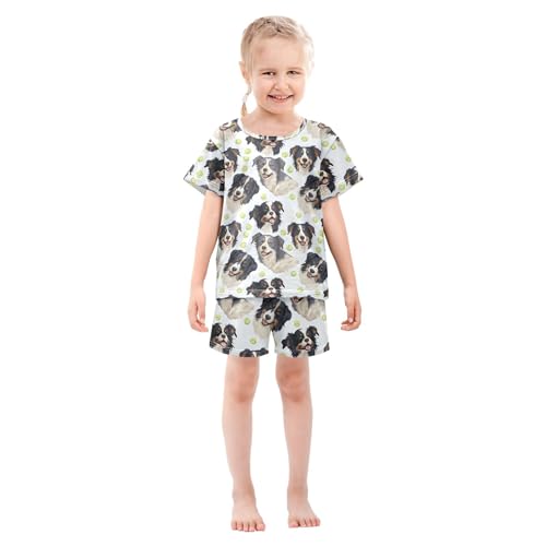 UMIRIKO Dog Puppy Pug Animal Short Sleeve Pajamas Set Sleepwear PJs Nightwear B0402820