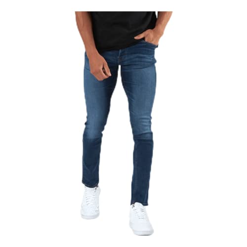 JACK & JONES Jjiglenn Jjoriginal Am 814 Noos Vaqueros Slim, Azul, 28W / 30L para Hombre