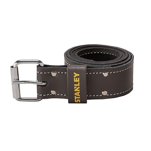 STANLEY Cinturón de piel de primera calidad, Hebilla duradera, Reforzado con remaches, Perforado para adaptarse a diferentes tamaños de cintura, STST1-80119 | Ya disponible en tu tienda friki favorita! En mundofriki.es!