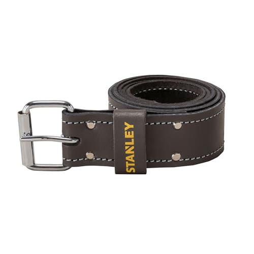 STANLEY Cinturón de piel de primera calidad, Hebilla duradera,