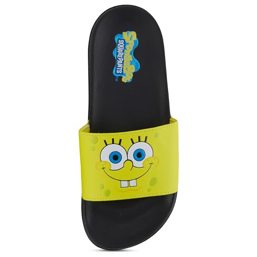 Nickelodeon Mens SpongeBob SquarePants Slide Sandals - Spongebob Shoes - Spongebob, Patrick, Squidward, Sandy, Mr. Krabs Slides4