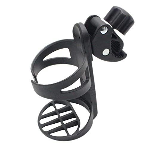 Beaupretty Soporte para Bebidas de Cochecito de Niña Portavasos Antideslizante para Bicicleta y Sillas de Ruedas Instalación sin Herramientas Compatible Mayoría Carritos Rotación de