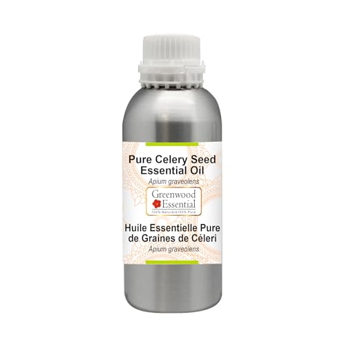 Huile essentielle de graine de céleri pure et distillée à la vapeur pour massage 300ml
