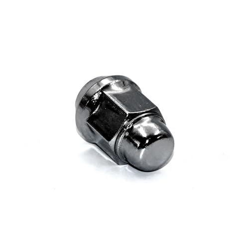 Image of 20pcs 1.4 inch Chrome 1 /2-20 Closed End Bulge Acorn Lug Nuts Cone Seat 19mm Hex Wheel Lug Nut Compatible with Cherokee Bronco Liberty Mustang Ranger Explorer YJ TJ KJ KK ZJ WJ WK XK MJ XJ