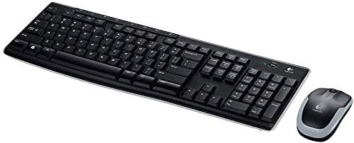 Logitech MK270 Combo Tastatur und kabellose Maus kabellosem Nano-Empfänger (QWERTZ- Deutsches Tastaturlayout) schwarz