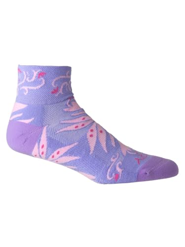 Image of Terry Cycling Air Stream Bike Socks for Women Sports Running & Cycling Mesh Ventilated Breathable Athletic Crew Ankle Sock