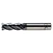 Cor Rad End Mill,3/8",Carb,0.0600" rad