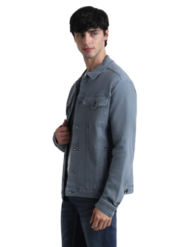 Image of JACK & JONES Men's Cotton Blend Standard Length A-Line Coat