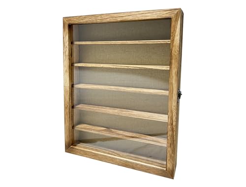 16x20 Extra LargeShadowBox,WoodenFramed Glass Door DisplayCase with Linen Deep Shadow Box Frame for Wedding Bouquets Flowers Awards Tickets LargeDisplay (Walnut)