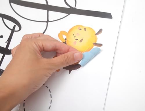 Vinilo decorativo temática abeja para baby shower miniatura 5
