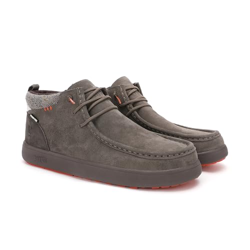 PITAS | BAIKAL | Botas de Hombre Casual | Botín Serraje | Bota Urbana de Caña Baja | Mocasines | Náuticos Invierno | Zapatillas Casual | Zapatos sin Cordones | Calzado Walkinpitas | Tórtola 44