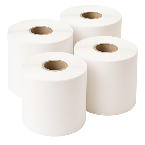 Image of Direct Thermal Barcode Labels Stickers (3x5 Inch / 75x125 mm) 500 Labels /Roll