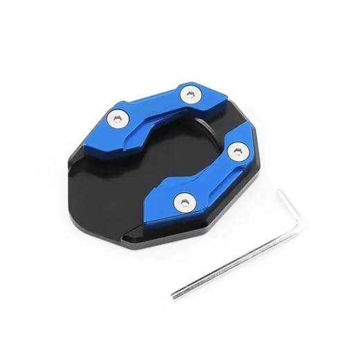 �ɓK������ YZF R15 V3 R125 R125M �ɓK������ MT125 2017-2022 CNC���[�^�[�T�C�N���L�b�N�X�^���h�t�b�g�g���T�C�h�G�N�X�e���V�����p�b�h�X�^���h�T�|�[�g�v���[�g AVEVDAMK(�����ȓX)(Blue)