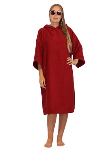 ALLEN & MATE Unisex-Surfponcho mit Kapuze aus 100% Baumwolle – Sicherheitszertifizierter, übergroßer, schnelltrocknender Bademantel für Männer und Frauen