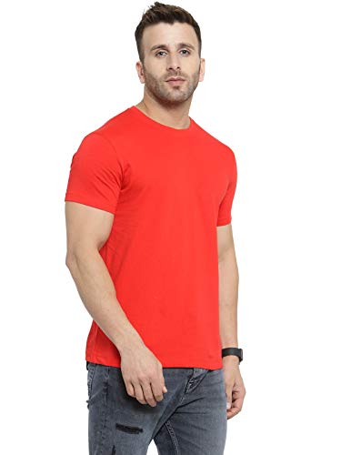 Image of Scott International Biowash T-Shirts for Men's & Boys- Round Neck, Half Sleeves, Cotton, Regular Fit, Stylish, Branded Solid Plain Tshirt for Men- Ultra Soft, Comfortable, Lightweight T-Shirt
