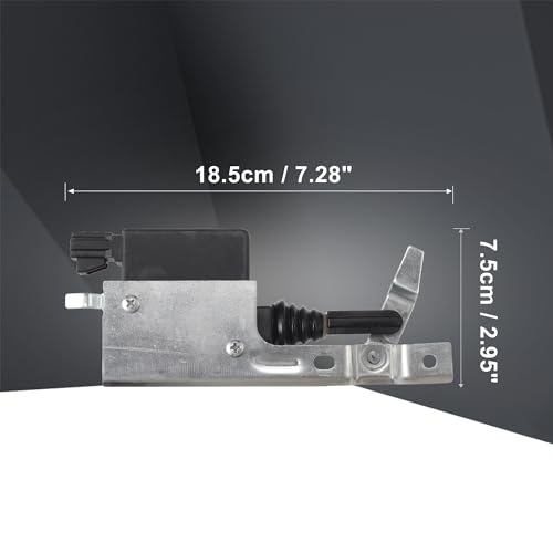 Image of X AUTOHAUX Replacement Rear Liftgate Door Lock Actuator for Chevrolet Blazer 1995-2005 for Chevrolet S10 1995-2001 Tailgate Latch Assembly Black Silver Tone