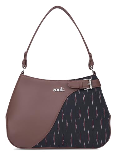 Image of ZOUK Ira Handbag | Stylish Women's Handbag | Luxury Shoulder Bag for Women | Trendy | Fancy Ladies Handbags | Small Purse for Events | Water-Resistant