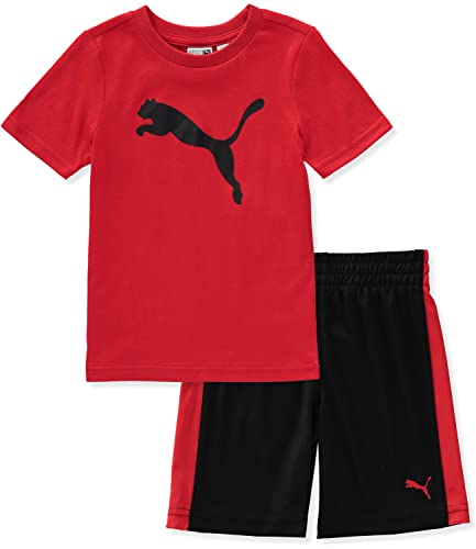 Ensemble PUMA t-shirt et short sport 12 mois rouge et noir