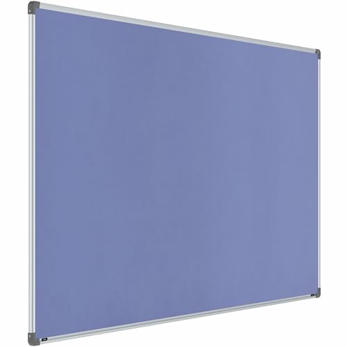 Image of Scholar Art Metis 4x8 Feet Fabric Pin Up Board for Office, Home & School | Vibrant & Versatile Crape Cloth + High Density Soft Board for Pinning Photos, Sticky Notes & Reminders (Purple)