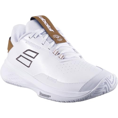 Babolat Women's SFX Evo All Court Wimbledon Limited Edition Tennis Shoes (White/After Dark)2