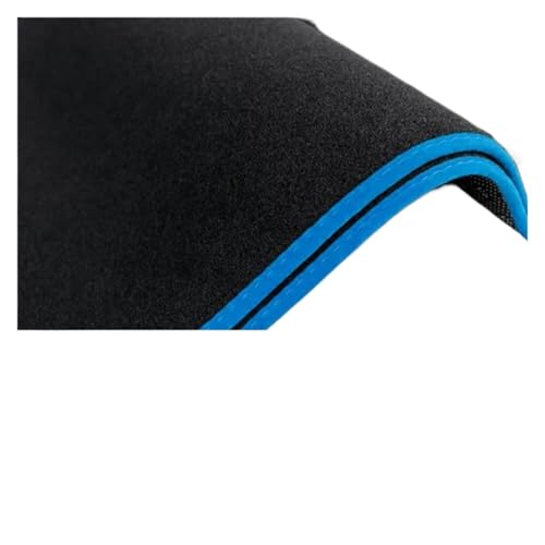 Alfombrilla coche BYD Dolphin 2021-2025 cubierta salpicadero antideslizante azul RHD