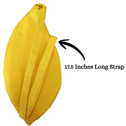 Yellow Japa Mala Bag-Gomukhi Jaap Mala Bag-Bead Bag with Sakshi Mala & Keychain (Combo)