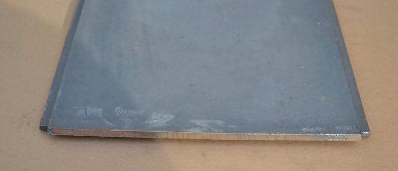 SEZAM Placa de hierro fundido para horno sin agujero, 40 x 24 cm, placa de carbón para chimenea, hierro fundido gris