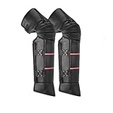 [HLPLLXY] オートバイのライディングニーパッド、防風性と保温性に 伸縮性バンド付きレッグウォーマー、膝と脚を保護、寒い天候でも耐えられ、着用しやすく、フリースの裏地で寒さを防ぎ、暖かく防風性があります。(ふかふか膝パッド（ロング）)