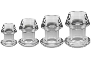 Transparent Hollow Bead Butt Plug