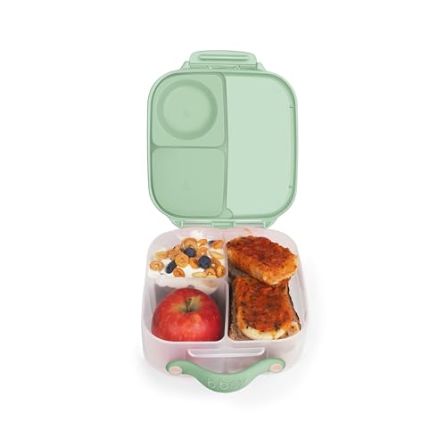 b.box Mini Porta Pranzo | Bento Box a 3 Scomparti (2 a Prova di Perdite) | Lunch Box per Bambini Piccoli | Per Pranzi e Spuntini | Adatto per Conservare Frutta Intera | Senza BPA b.box Mini Porta Pranzo | Bento Box a 3 Scomparti (2 a Prova di Perdite) | Lunch Box per Bambini Piccoli | Per Pranzi e Spuntini | Adatto per Conservare Frutta Intera | Senza BPA