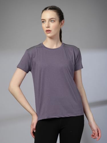 Image of CHKOKKO Gym Tshirt for Women Workout Dry Fit t Shirt Sports Tshirt Lightweight Round Neck Breathable Half Sleeve Activewear Running Yoga Tops for Woman