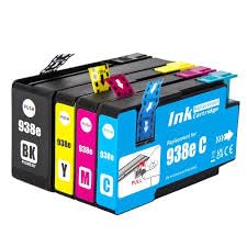 Trendvision 938e Combo Ink Cartridge for use in OfficeJet Pro 9110, 9110b, 9120, 9120b, 9130, 9130b, 9720, 9730 Printer -(Black,yan,Yellow,Magenta)-image-10