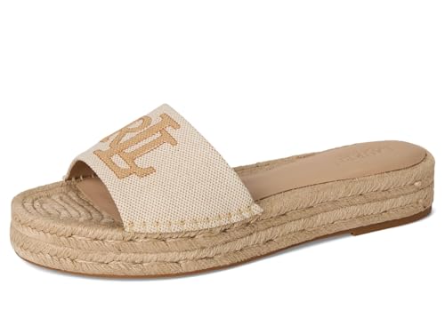 Image of Lauren Ralph Lauren Polly Cross-Dyed Canvas Espadrille
