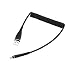Produktbild USB-C Typ C Kabel Spiralfeder Spiral Typ C Verlängerungskabel Daten Sync Ladegerät Draht Ladekabel - Schwarz