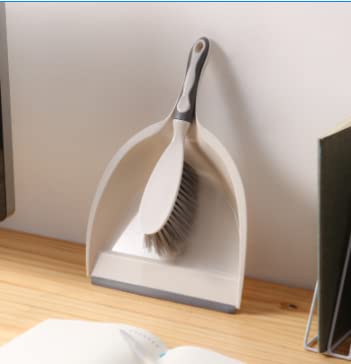 HUTVD Juego de Mini Escoba y Recogedor, Mini Cepillo de Plástico para Recogedor Escoba Pequeña y Recogedor para Niños Cepillo de Limpieza Portátil Herramienta de Limpieza para Mesa, Teclado, Hogar Cover