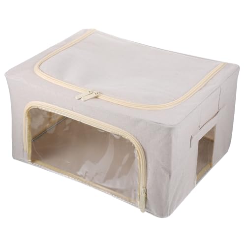 Contenedor de almacenamiento transpirable con ventana para mantas 2