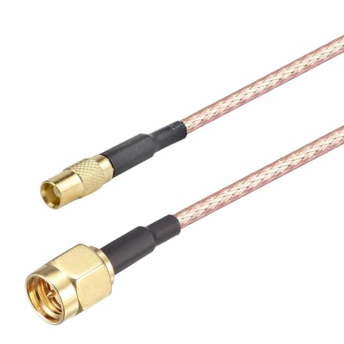 2 cables coaxiales SMA macho a MCX hembra 15cm miniatura 1