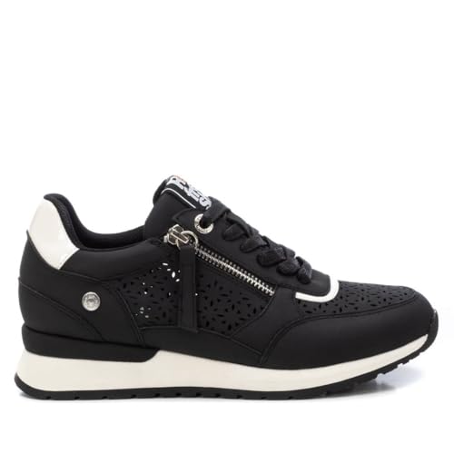 REFRESH - Zapatilla Mujer Negro - Calzado Cómodo y Versátil - Moda Casual - Modelo 17278906 (Talla 39)