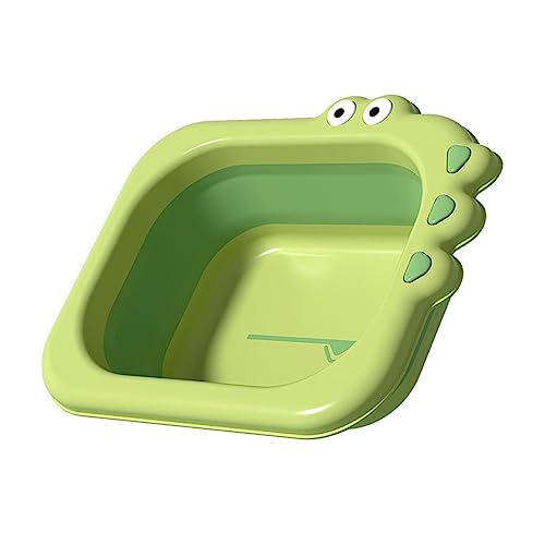 COOPHYA 洗面台 ボトル ベビーバス お風呂 シート 生まれる 必需品 新生児 入浴者 サポート しっぽ おもちゃ 性 プール 折りたたみ式洗面器 pp Green