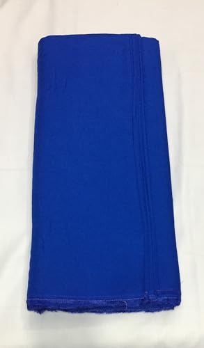 Image of BKRKJ Women's Rayon Cotton Unstitched Fabric by Meter for Sewing Suit Salwar Chudidar Patiyala Kurti Shirt Kameez Blouse Kurta Pyjama (4 Meter, Royal Blue)