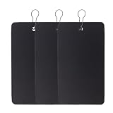 Cabilock 200 Stück Schwarzes Pvc Hängeetiketten Satz aus Kunststoff mit