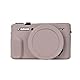 G7X Mark II Kameratasche, weiche Silikon-Schutzhülle, ultradünn, leicht, Abdeckung für Canon PowerShot G7X Mark II Kamera mit Objektivabdeckung (Hellgrau)