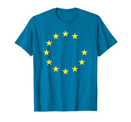 EU Flag T-Shirt Brexit Europe European Union Stars Gift T-Shirt