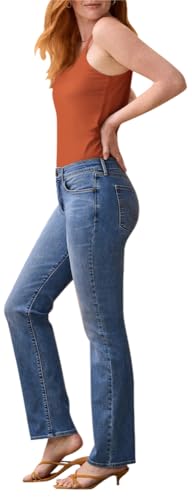 Levi Strauss Signature Gold Women's Totally Shaping Straight Jeans, (New) Cinque Azure, 14 - image 7