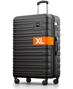 Polycarbonaat Koffer XL 77cm - 100 liter intern volume - zeer robuuste hardschalige koffer met zachte wielen & TSA-slot, reiskoffer, koffer & trolley, reiskoffer met wielen